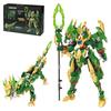 2-in-1 Verwandlungsroboter und Mech-Drache Bauspielzeug-Set für Kinder STEM-Fähigkeiten Spiel
