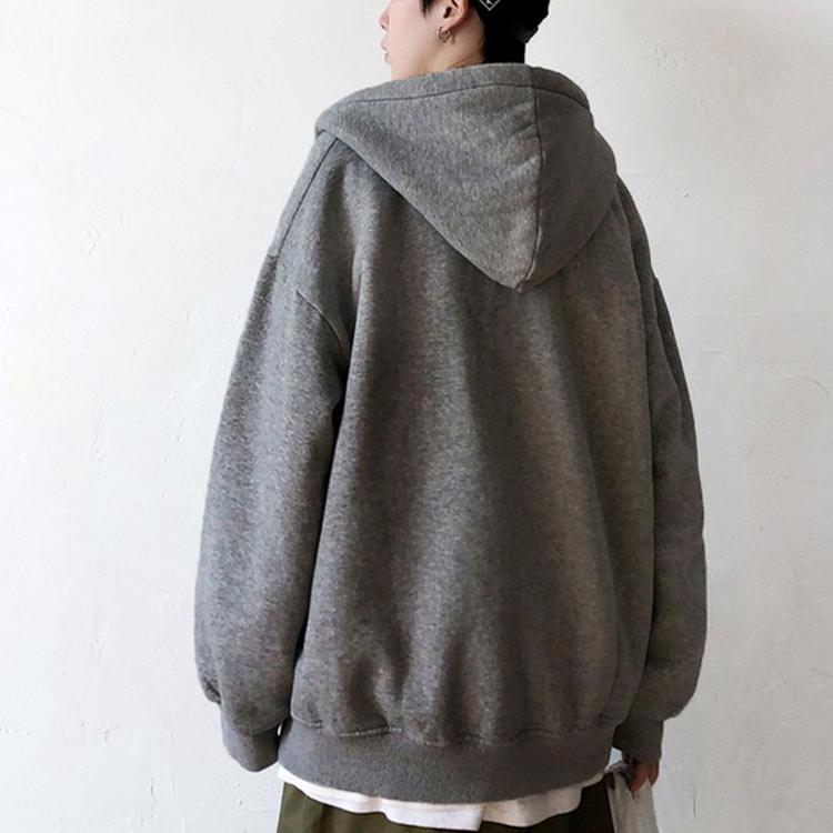 Li-Ning Løs Strikk Ensfarget Zip-Up Hettegenser Herre Hettegensere Grå AWDRB25-2