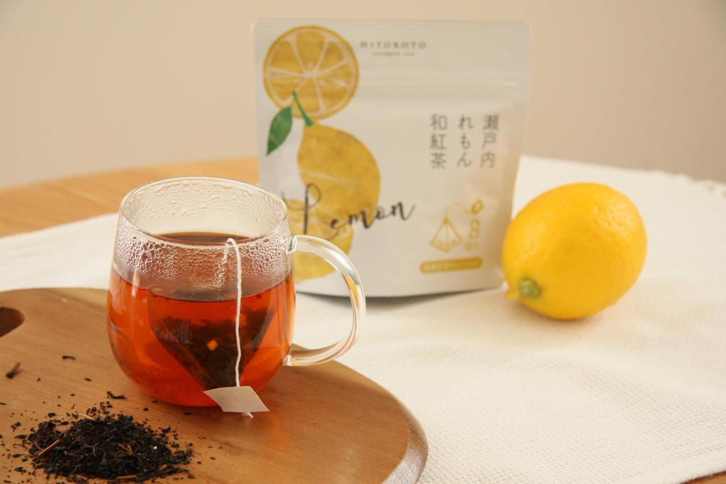 Kanei Hitokoto Seicha Setouchi Lemon Japanese Black Tea 2g X 8