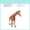 Wildlife Pvc Static Animal Figures Giraffe Family For Home Decor And Educational Use