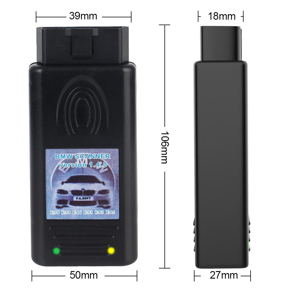 For BMW Scanner 1.4.0 Multi-Function Unlock Version USB Diagnostic Interface For Windows XP Car Diagnostic Scanner