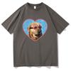 Doggo Golden Retriever Love Sunglasses Print Tshirt Swimmer Dog Graphic Tshirts Funny Unisex Women Fashion Casual T Shirt Unisex
