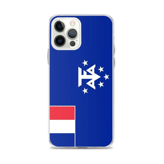 Coque Télephone Drapeau Antarctique française - iPhone 12 Pro Max