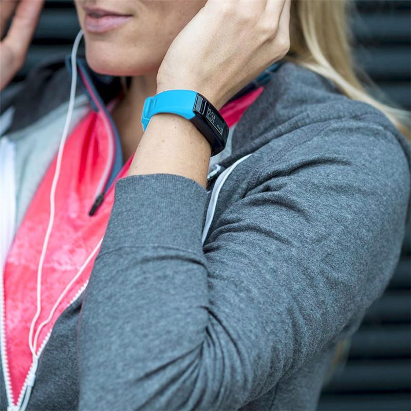 Chytré náramky Módní Sportovní Silikonový náramek řemínek na hodinky Pro Garmin Vivosmart HR+ Náhradní náramek Horký prodej Příslušenství