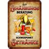 1 pcs Retro Metal Tin Sign Garage Man Cave Bar Wall Decor 20x30 cm