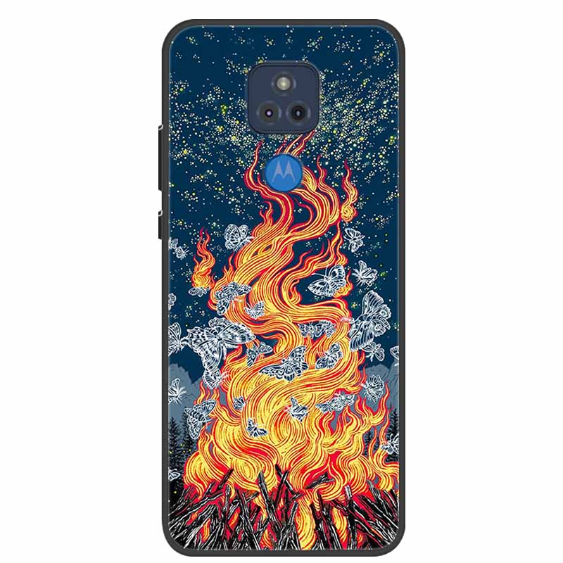 For Moto E7 Plus Case Bumper Silicone TPU Soft Phone Cover Case For Motorola E7 Plus Cartoon Funda E 7 Plus Shockproof Coque