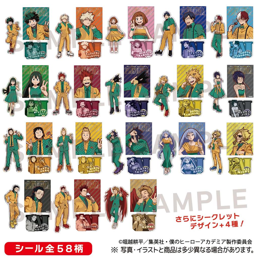 TAKARATOMY My Hero Academia Charakutabu Stickers 20 Pieces Candy A.R.T.S Toy/Gum