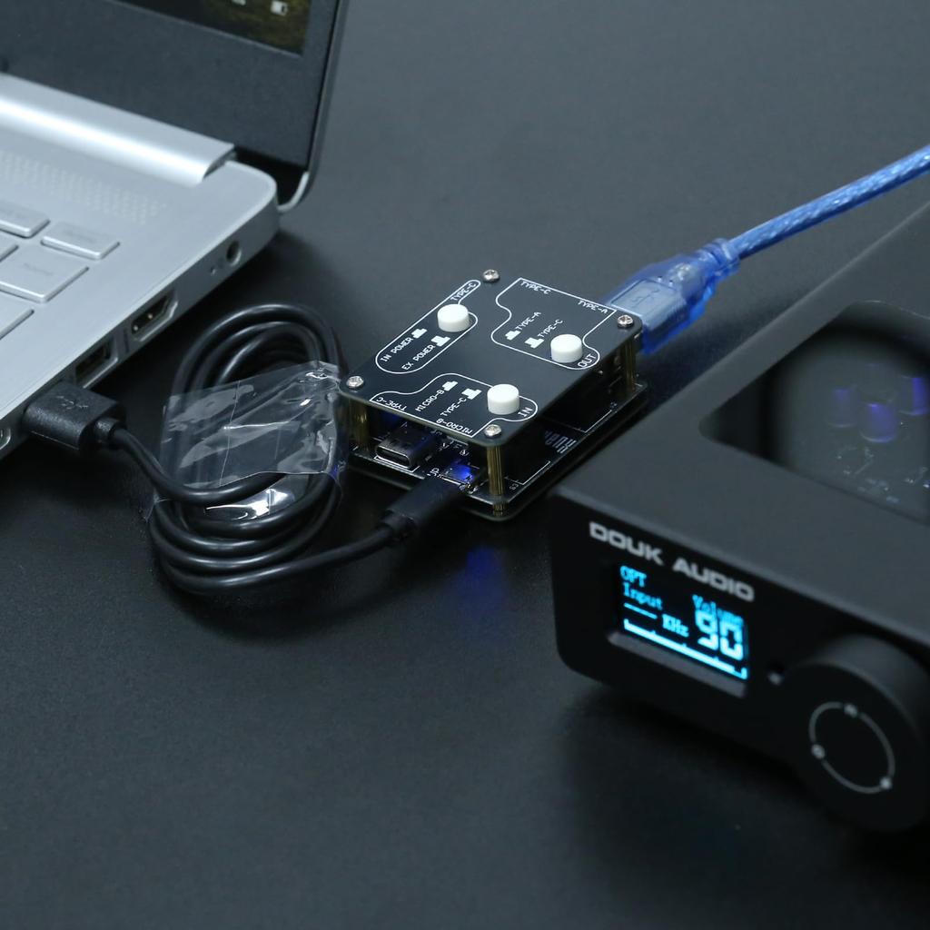 Nobsound U8 PRO USB Isolator: Compatible with DAC/Headphone Amplifier, Noise Cancellation, 1500V Isolation, ADuM3165 Chip, 480Mbps