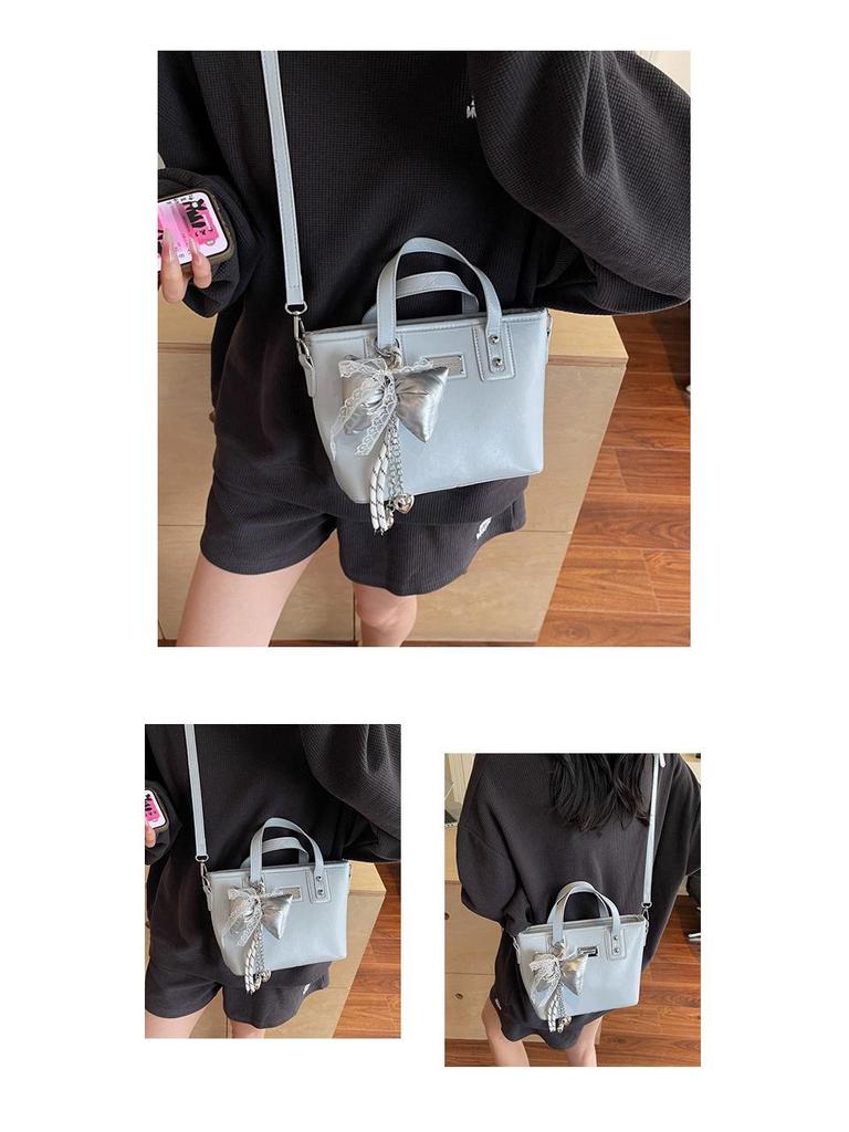 2025 Fashion Bowknot Basket Handbag - High-End Textured Crossbody Bag