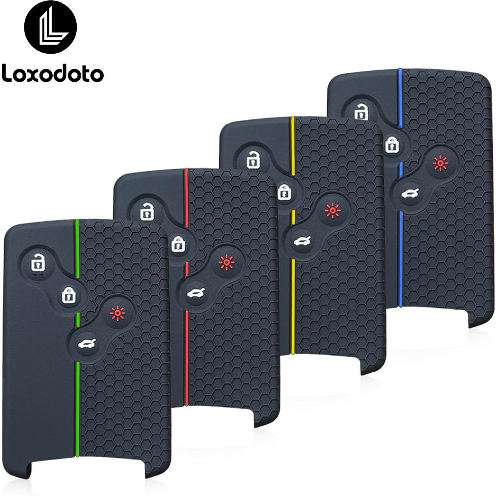 

Silicone Card Key Case Accessories for Renault Megane 2 3 Scenic Laguna Clio Captur Duster Logan Trafic Koleos Fluence Zoe Cover
