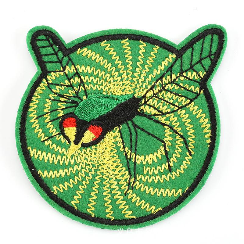 Embroidery Label Round Cloth Badge Shoulder Badge Clothing Accessories Hand Account DIY Patch Sticker Embroidery Sticker Cloth Sticker