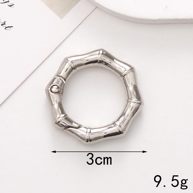 

Цинковый сплав пружинное кольцо карабин застежка брелок аксессуар для обуви Key Ring