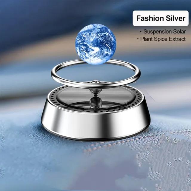 Solar Powered Air Purifier Solar Powered Suspension Planet Car Air Freshener Long Lasting Fragrance Odor Removal Aromatherapy лимон