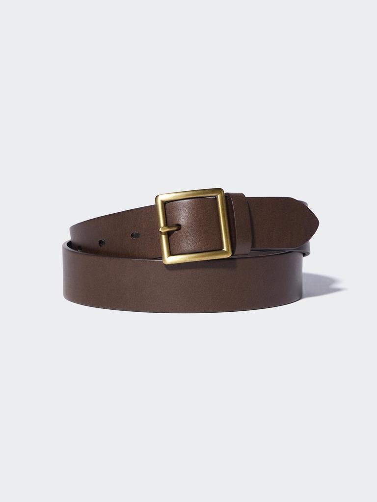 Uniqlo Italian Leather Garrison Belt
