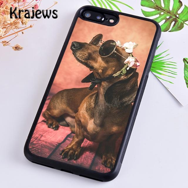 Cute Teckel Dackel Dachshund Dog Phone Case Cover For iPhone 17 Air 16 15 14 Plus 12 13 Pro Max Fundas
