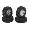 4PCS RC Crawler Tires 1.9 Inch Rubber   RC Tire with Plastic Wheel   for   1Celsius10 Remote Control Cars