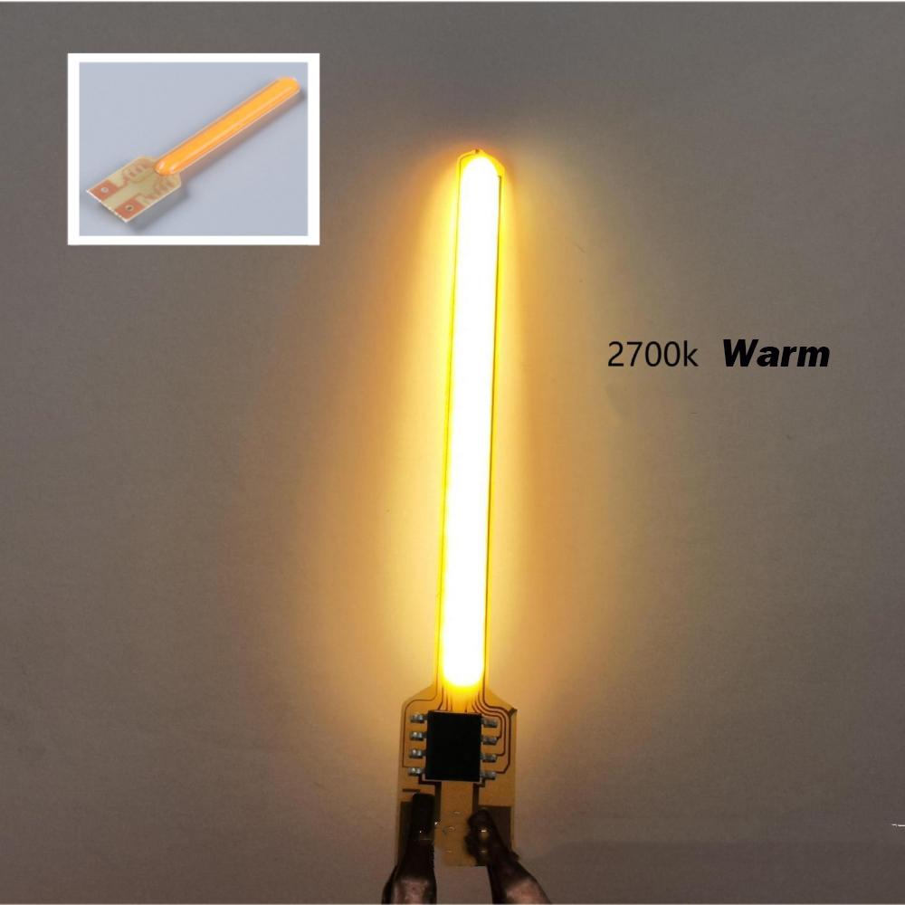 50/5/1pcs Meteor Shower LED Filament 3V 5 Modes 40mm 59mm 70mm Flowing Water Lamp Decorative Atmosphere Light Acssories Diode