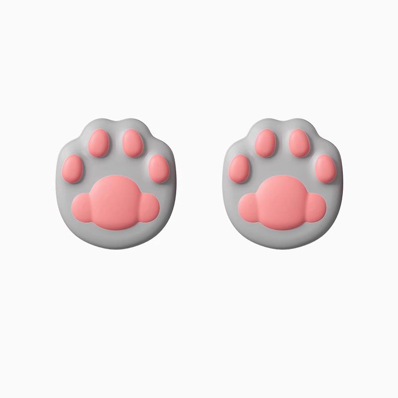 3D Katzenpfote Antikollisionsaufkleber für Türgriffe: Niedliches Cartoon Silikon Pufferpad