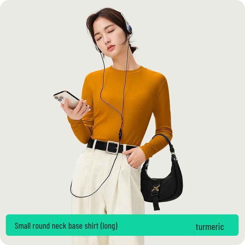 Women's Modal Cotton Slim Fit Long Sleeve Base Layer T-Shirt