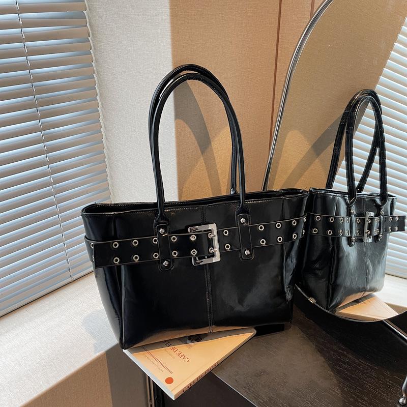 Borsa Grande Capacità, Elegante Borsa Tote, Semplice Borsa a Spalla Sottobraccio