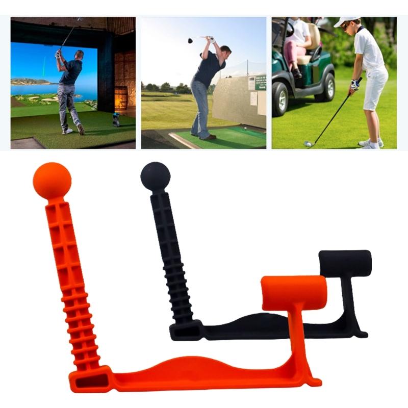 Adjustable Golf Swing Correcting Trainer for Indoor or Outdoor Practice Enhances Technique and Stability