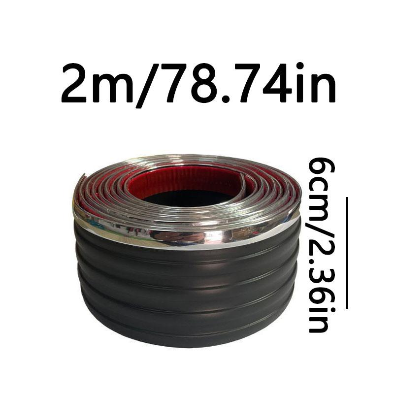 

Защита порогов автомобиля Резиновая накладка на кромку кузова Наклейки Защита от царапин Защита от столкновений Декоративная Защитная резиновая полоса