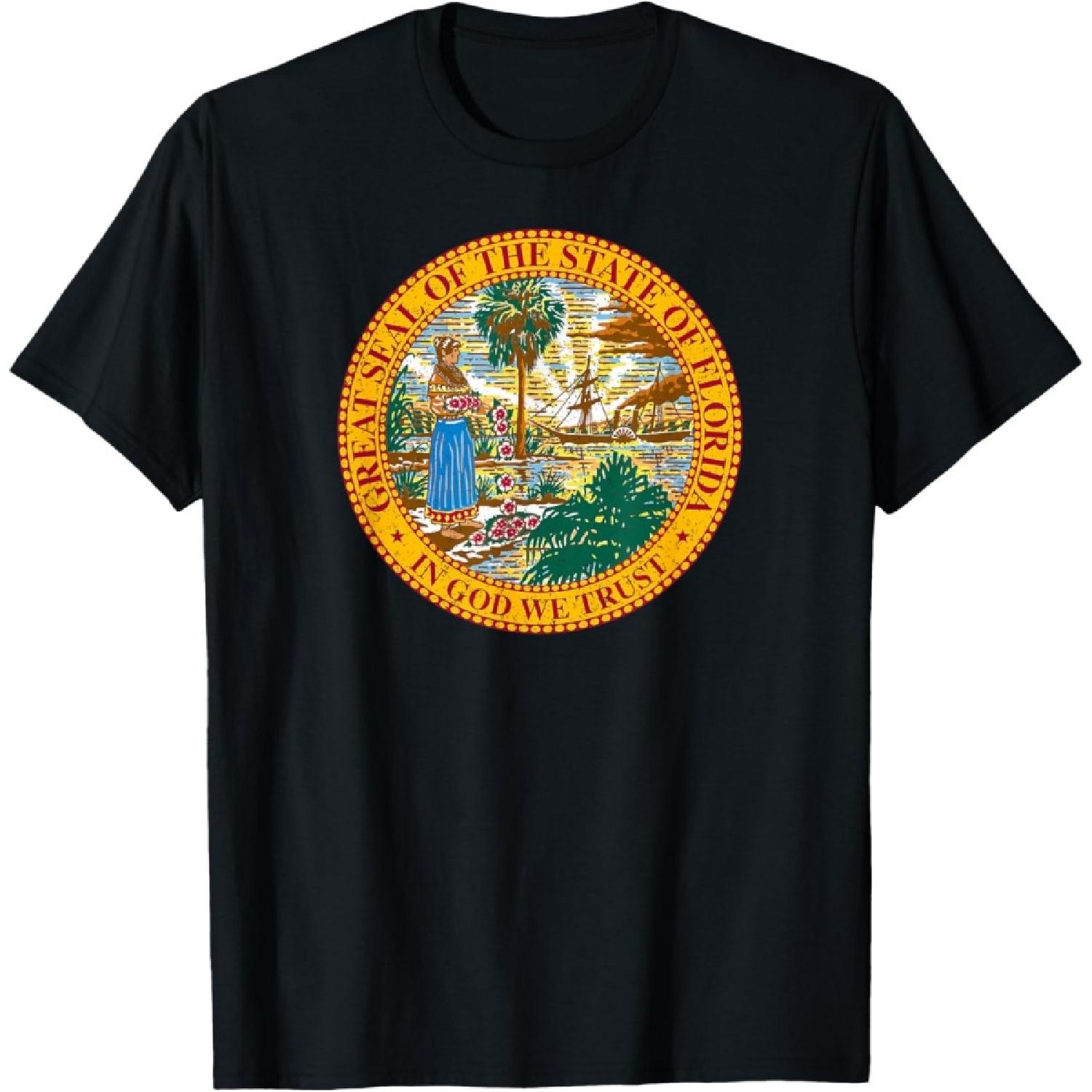 FLORIDA STATE SEAL FLAG T-Shirt S