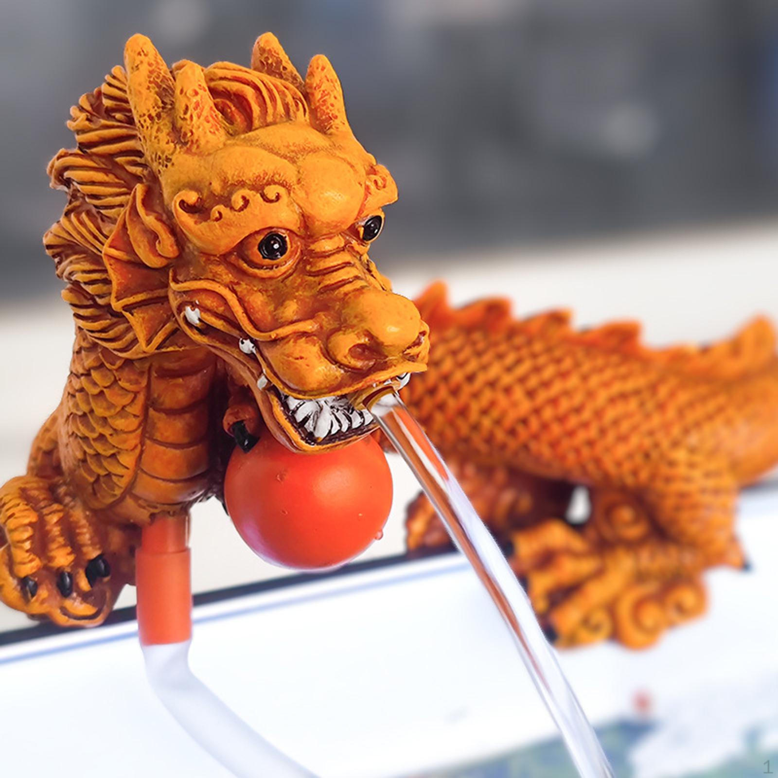 

Аквариум украшения аквариум ландшафтный орнамент декоративная скульптура дракона жёлтый