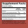 Medium-chain triglyceride oil capsules, containing panthenol and coenzyme Q10 extract, 100 mg, suitable for adults.