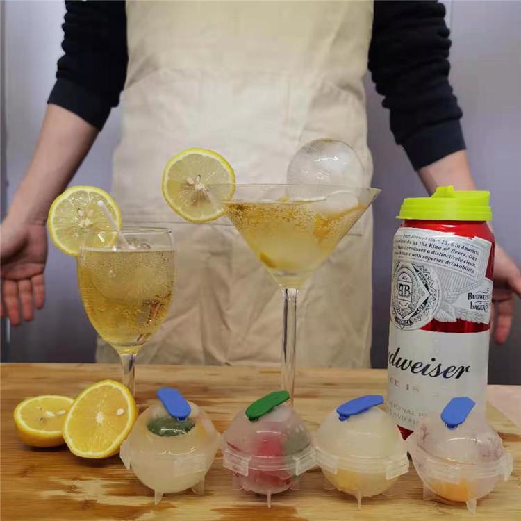 Ice Ball Mold for Home - Large Round Ice Cube Tray and Maker