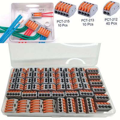 Fast Wire Connector Push-in Electrical Terminal Block Universal Splicing Wiring Cable Connectors For Cable Connection SPL