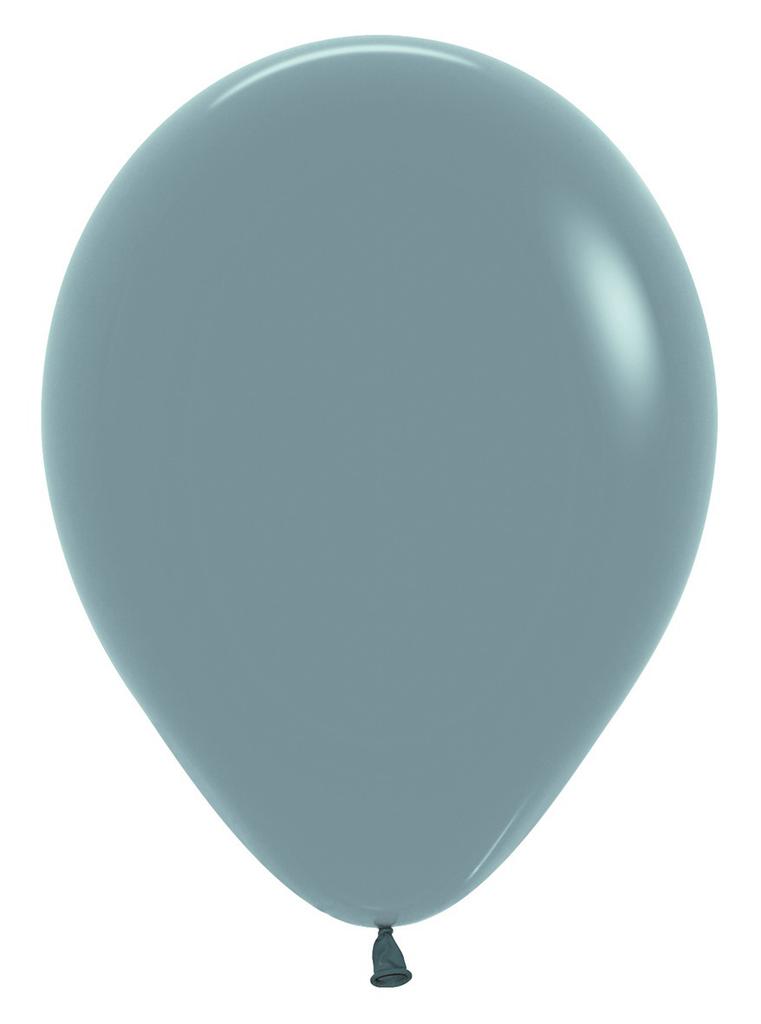 Sempertex Latex Balloons, Pastel Dusk Blue, 50 Pcs