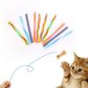Retractable Spring Cat Teaser Wand - Interactive Self-Play Toy