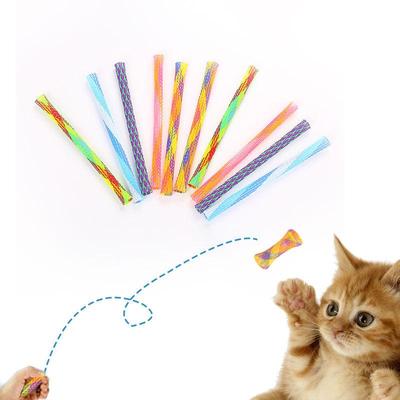 Retractable Spring Cat Teaser Wand - Interactive Self-Play Toy