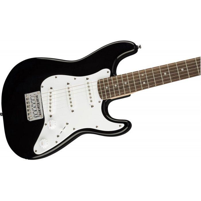 Squier by Fender Mini Stratocaster Black Electric Guitar Child