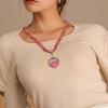 Nature Inspire Bohemian Styles Necklace with Distinctive Bead Designs Suitable for Music Festivals and Casual Event
