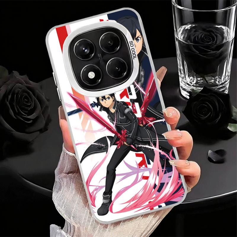 

Anime Sword Art Online SAO Soft Phone Case for Xiaomi Redmi Note 13 14 15 Pro Plus 12S 12 11S 11 11T 10S 10 Shockproof Cover Bac Redmi Note 13 Pro 4G
