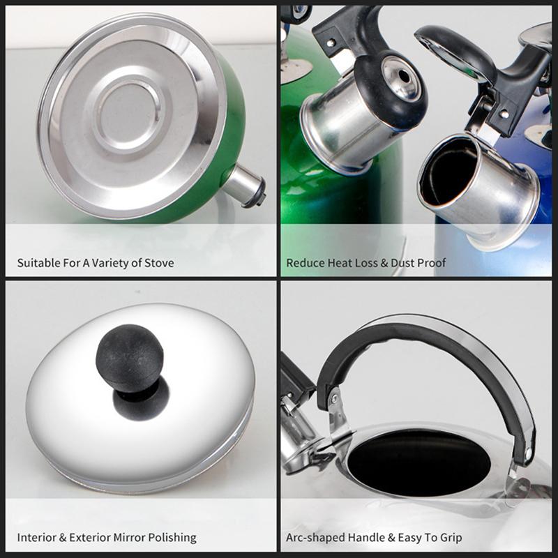 3L Na výlety Turistika Vaření Konvice z teakového dřeva Ergonomická rukojeť Nerezová konvice Sporák Plyn Varná konvice Pískací konvice Čajová konvice