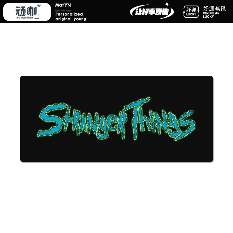 New  Creativity Stranger Things Peripheral High Definition Printing Leather Mouse Pad Large Size Computer Non-slip and Dirty-resistant Keyboard Pad