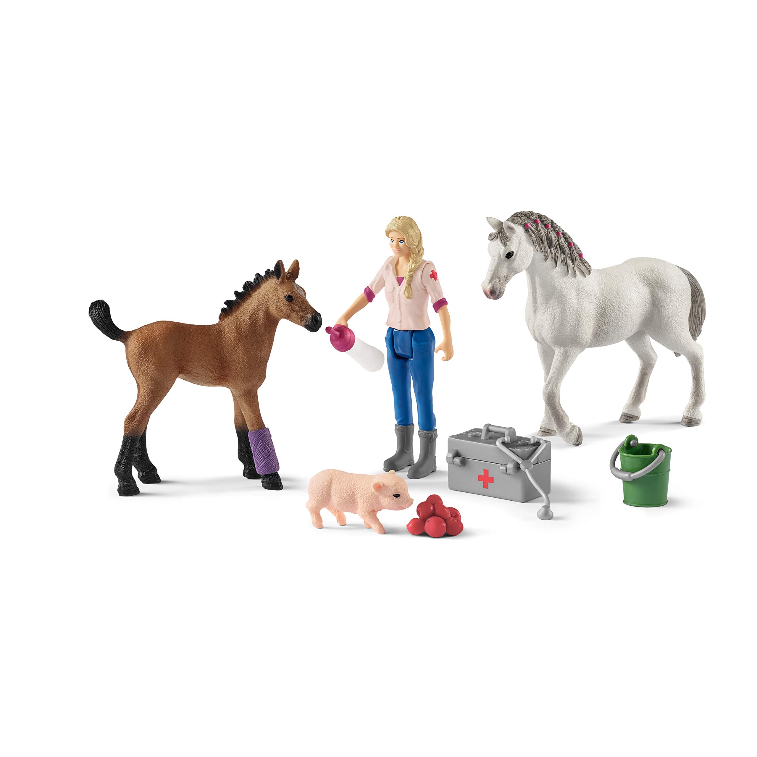 

Schleich Farm World Doctor and Horse Parent and Child Figure 42486