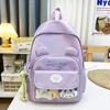 High-value college style, fresh and sweet, high-capacity backpack for primary and secondary school students