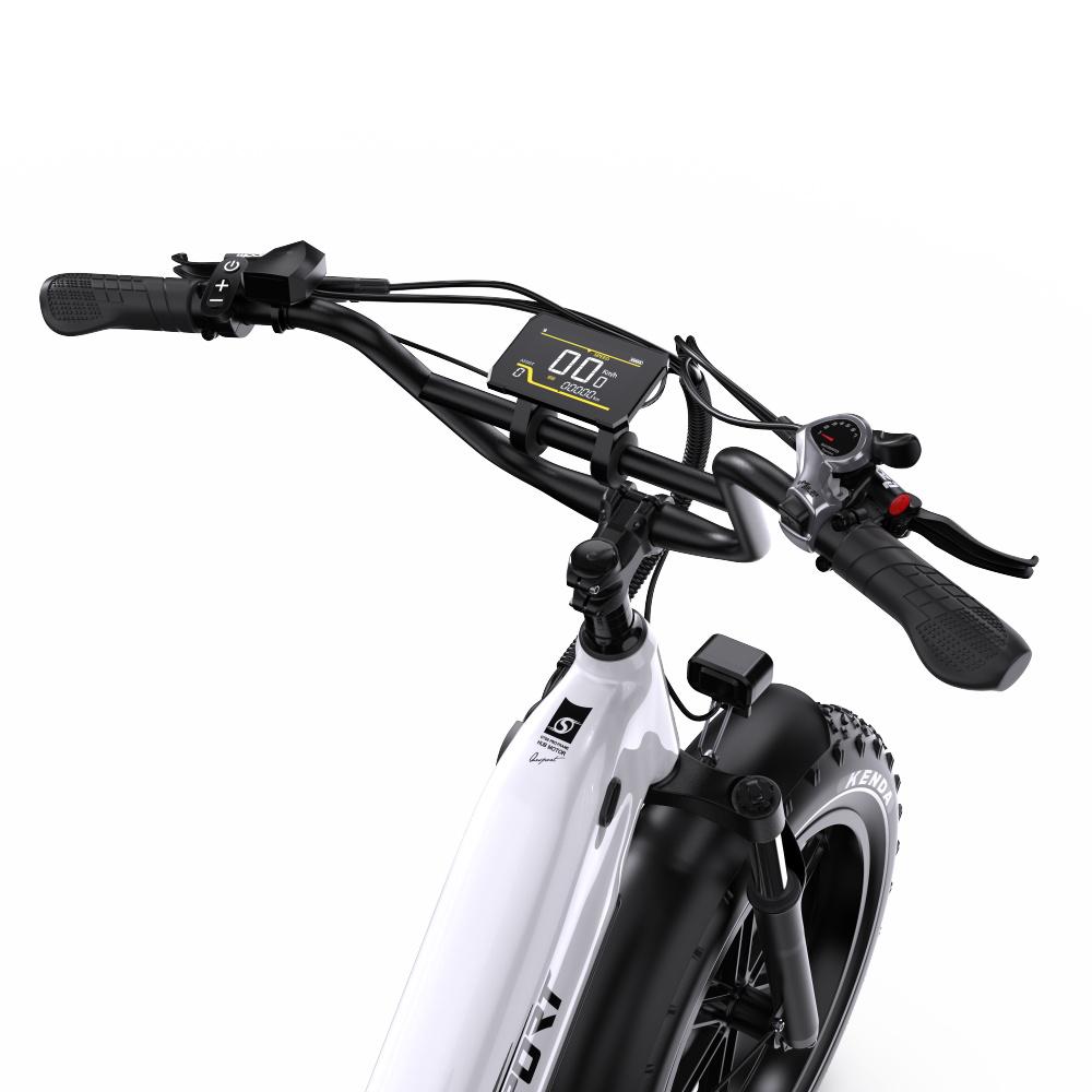 ONESPORT OT08 E-Bike für Erwachsene - 500W Reaktionsschneller Motor 48V18Ah Abnehmbarer Akku 120KG Tragfähigkeit Perfekt für den täglichen Gebrauch