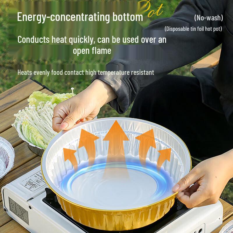 Disposable Aluminum Foil Containers with Lids