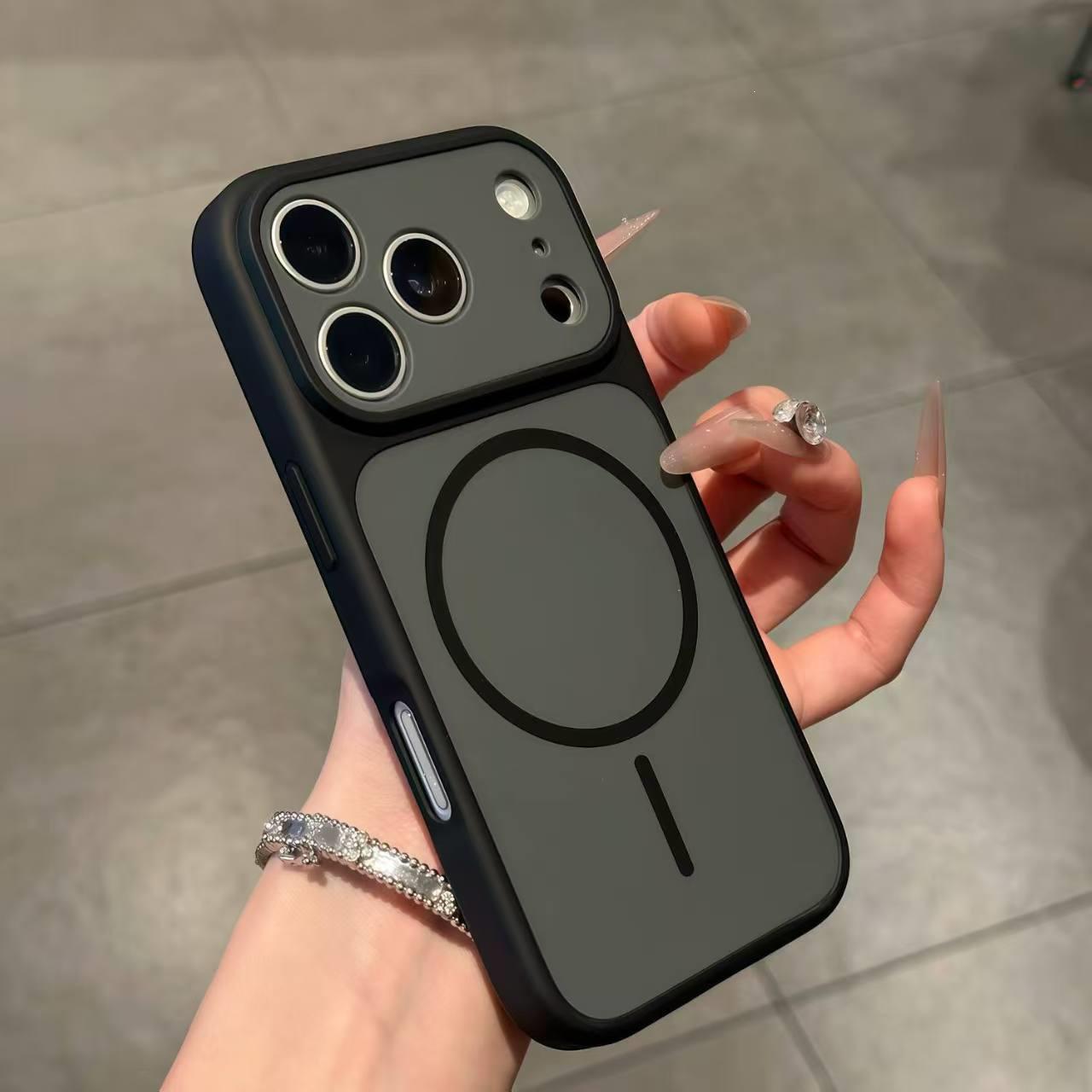Apple 17 Magnetic Matte Case: Compatible with iPhone 16 Pro Max Skin-Feel Finish. Apple 17
