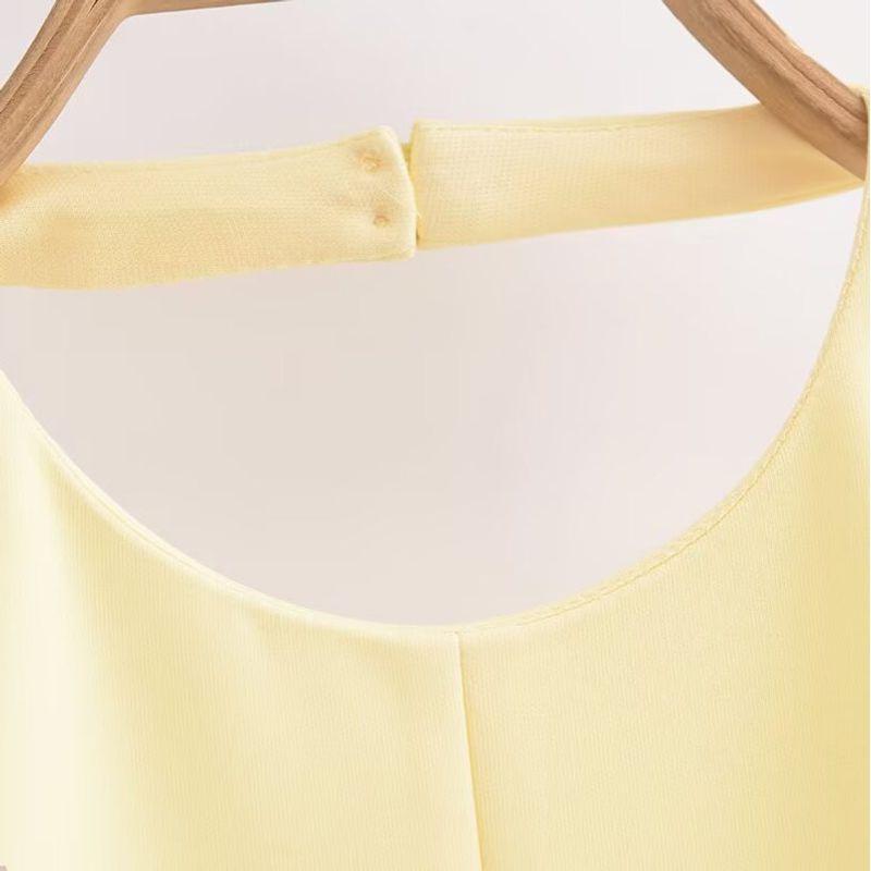 Kaslead New Arrival Women's Clothing Fashion Style Fashion Wave Decoration Hanging Collar Dress 2858777