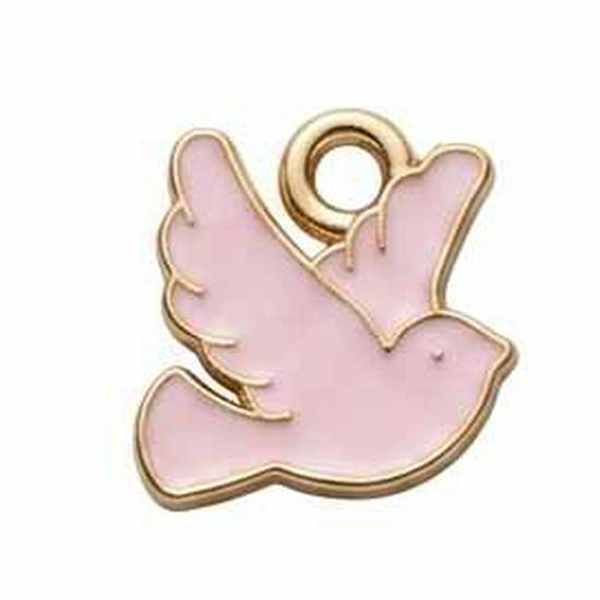 EB-11 Peace Dove Alloy Pendant - Bracelet, Necklace, Keychain, Earrings, Charms