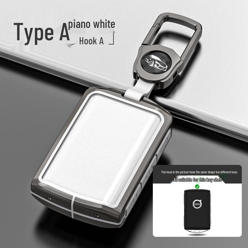 Volvo Key Cover for XC90, S90, XC40, XC60, S60 - Zinc Alloy Shell with Buckle