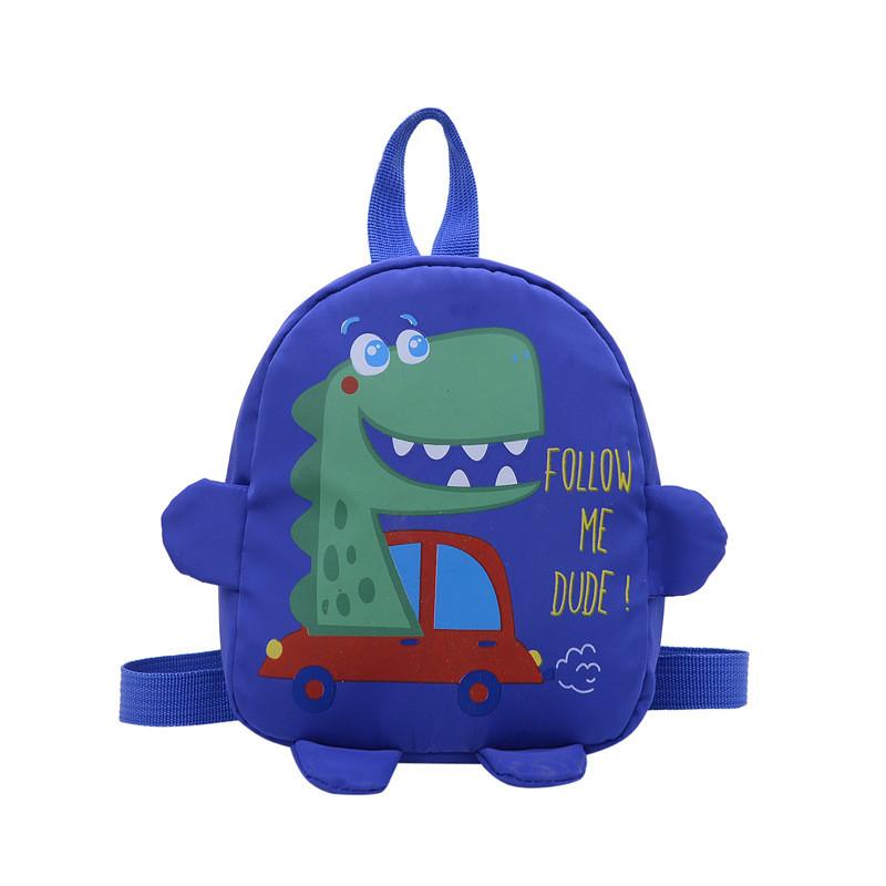 Dinosaur Car Pattern Shoulder Bag Kids Snack Backpack Outdoor School Bags Gift