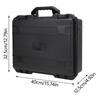 Caixa de Equipamento Rígida à Prova de Choque Bolsa de Armazenamento Protetora com Interior Acolchoado para Quadricóptero Avata 2 Preto