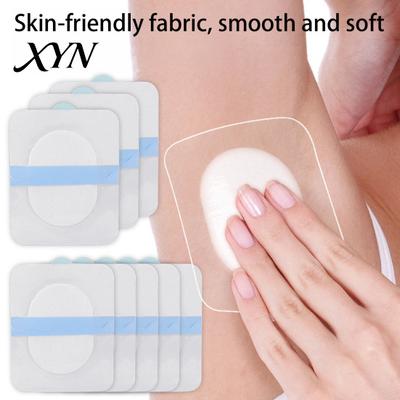 Summer Sweat Pads 2Pcs Underarm for Men Women, Self-Adhesive Armpit Invisible Perspiration Absorber Cotton Pad, Disposable Anti-Perspiration